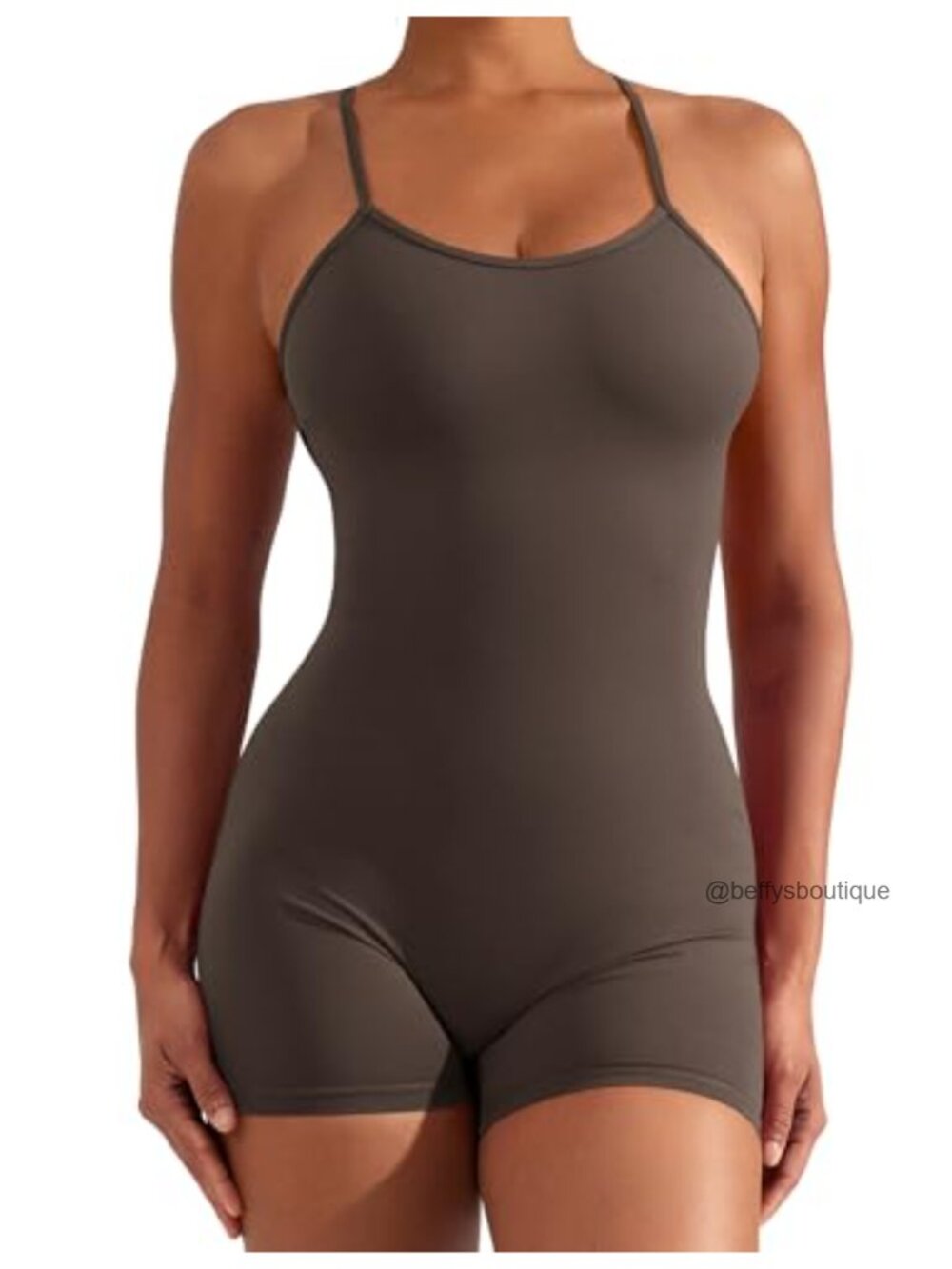 CoreFlex Women Backless Yoga Jumpsuit One Piece Romper Scrunch Butt
